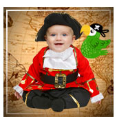 Déguisements de Pirate, Boucaniers et Corsaires pour bébés